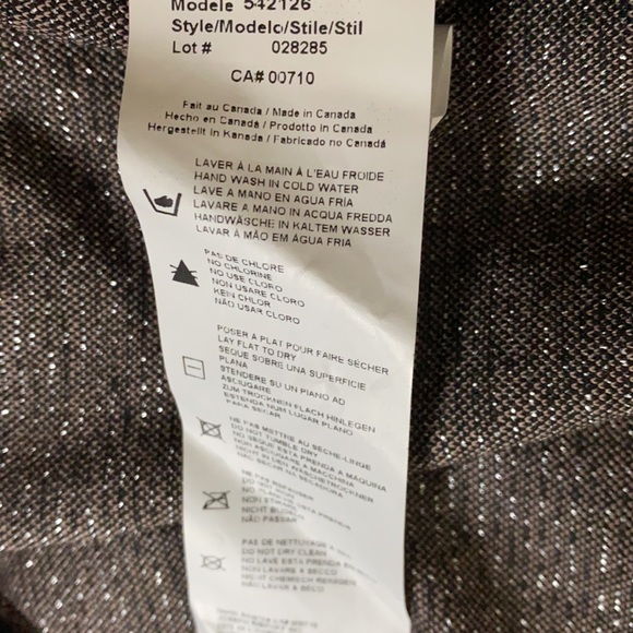 Joseph Ribkoff blazer/jacket Size 8 chain and rivet detailing 3/4 sleeve - Picture 5 of 7